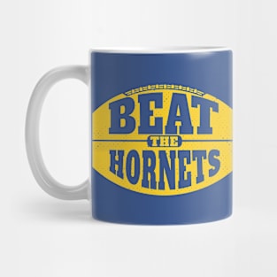 Beat the Hornets // Vintage Football Grunge Gameday Mug